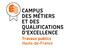 Logo du campus excellence travaux publics - Hauts de France