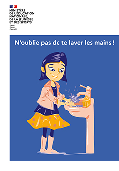 Affiche rentrée 2020 - N'oublie pas de te laver les mains ! 