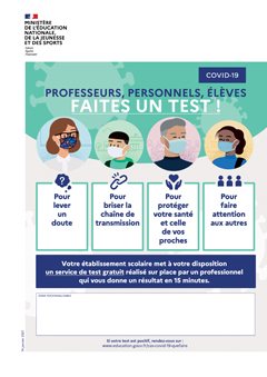Affiche Faites un test
