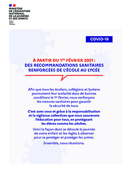 Livret parents rentree 2020