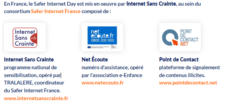le consortium Safer Internet Day