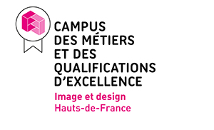 Logo du campus excellence Image et design - Hauts de France