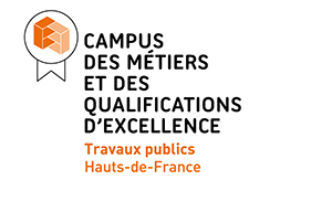 Logo du campus excellence travaux publics - Hauts de France