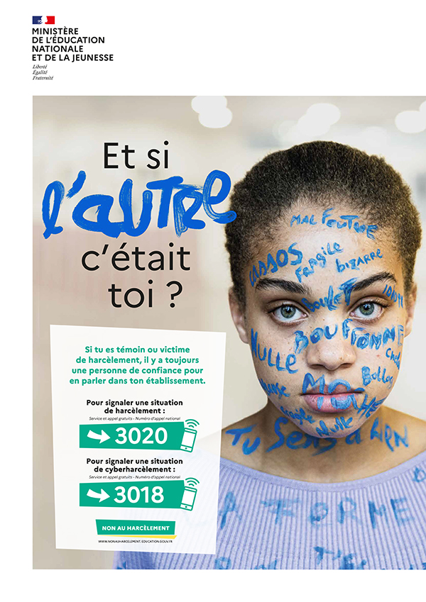 Campagne de sensibilisation contre le harcèlement scolaire