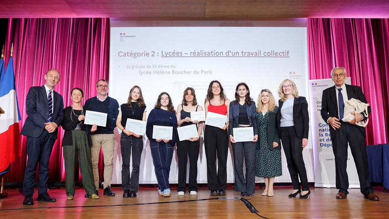 Cérémonie nationale 2024 de remise de prix du Concours national de la Résistance et de la déportation