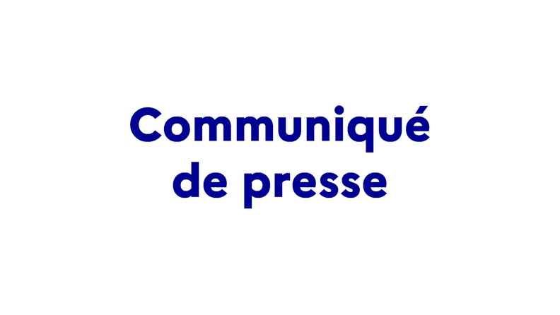Communiqué de presse