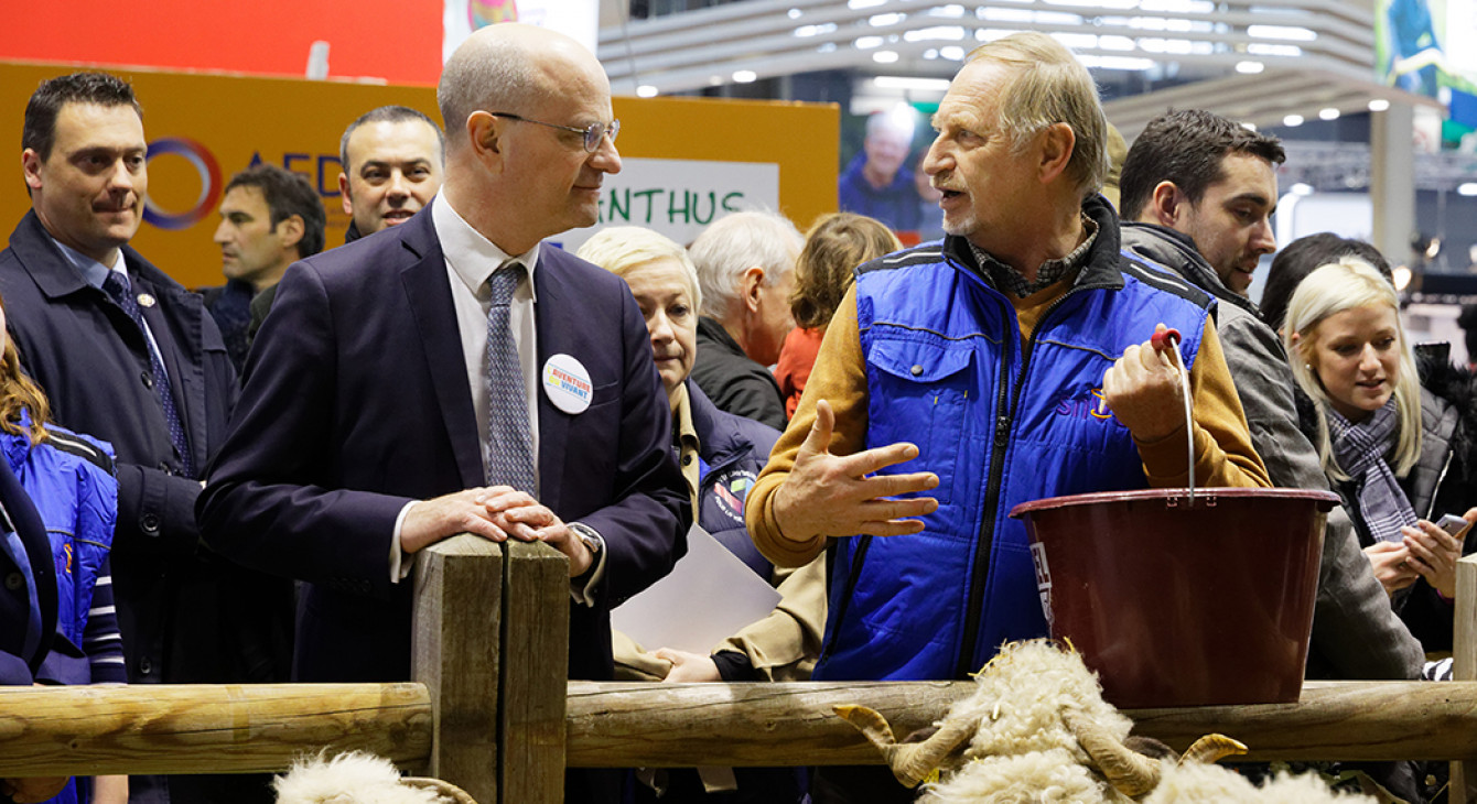 Visite de Jean-Michel Blanquer au Salon de l'Agriculture 2020
