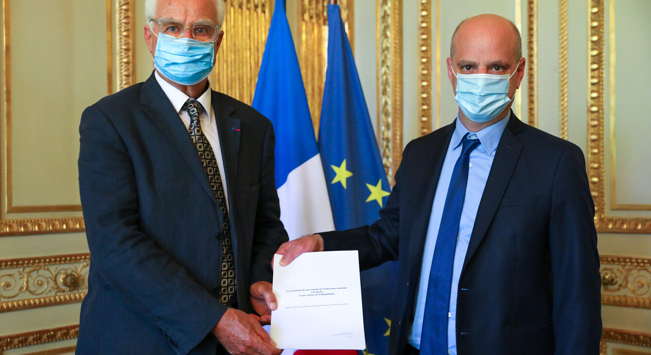 Remise au ministre du rapport de Monsieur Obin