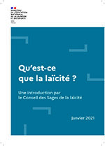 Couverture "Qu'est-ce que la laïcité ?"