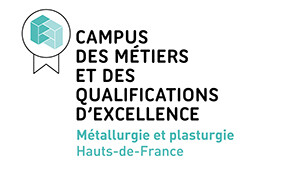 Logo du campus excellence Métallurgie et plasturgie - Hauts de France
