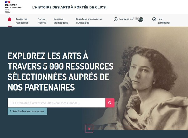 Le portail Histoire des arts