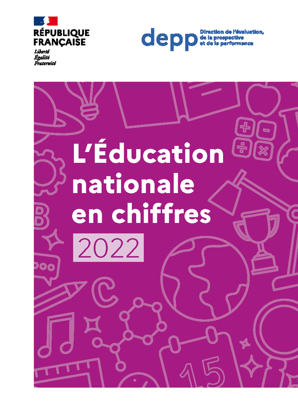 L'éducation nationale en chiffres, édition 2022 Ministère de l