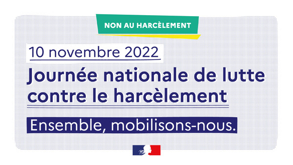 Journée nationale de lutte contre le harcèlement à l'école | Ministère de  l'Education Nationale et de la Jeunesse