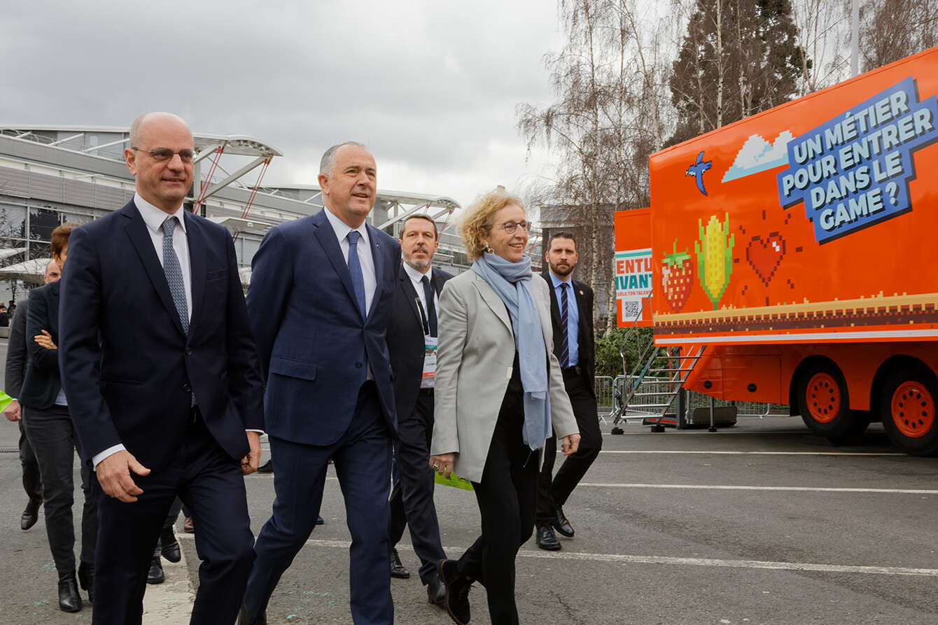 Visite de Jean-Michel Blanquer au Salon de l'Agriculture 2020
