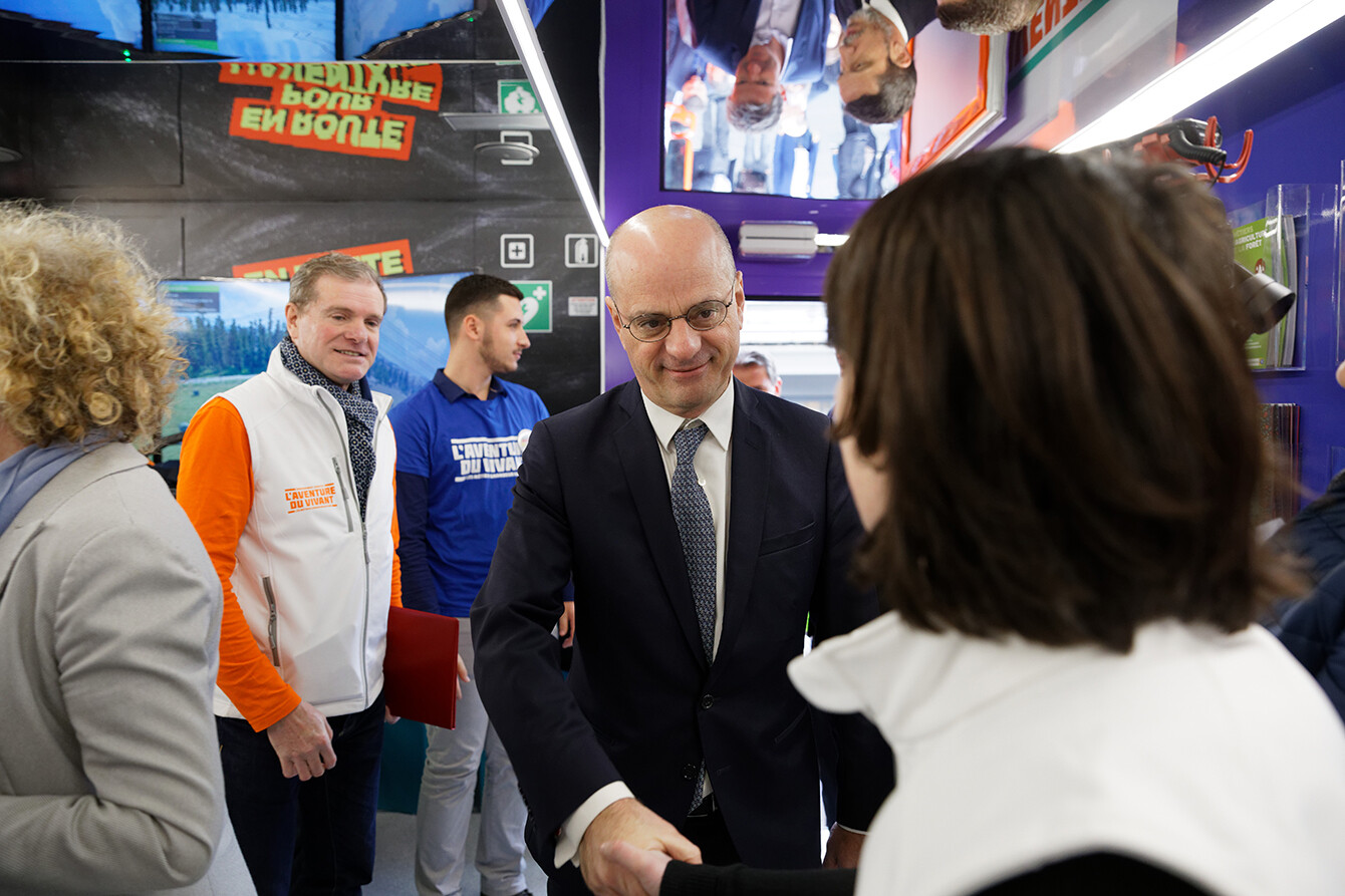 Visite de Jean-Michel Blanquer au Salon de l'Agriculture 2020
