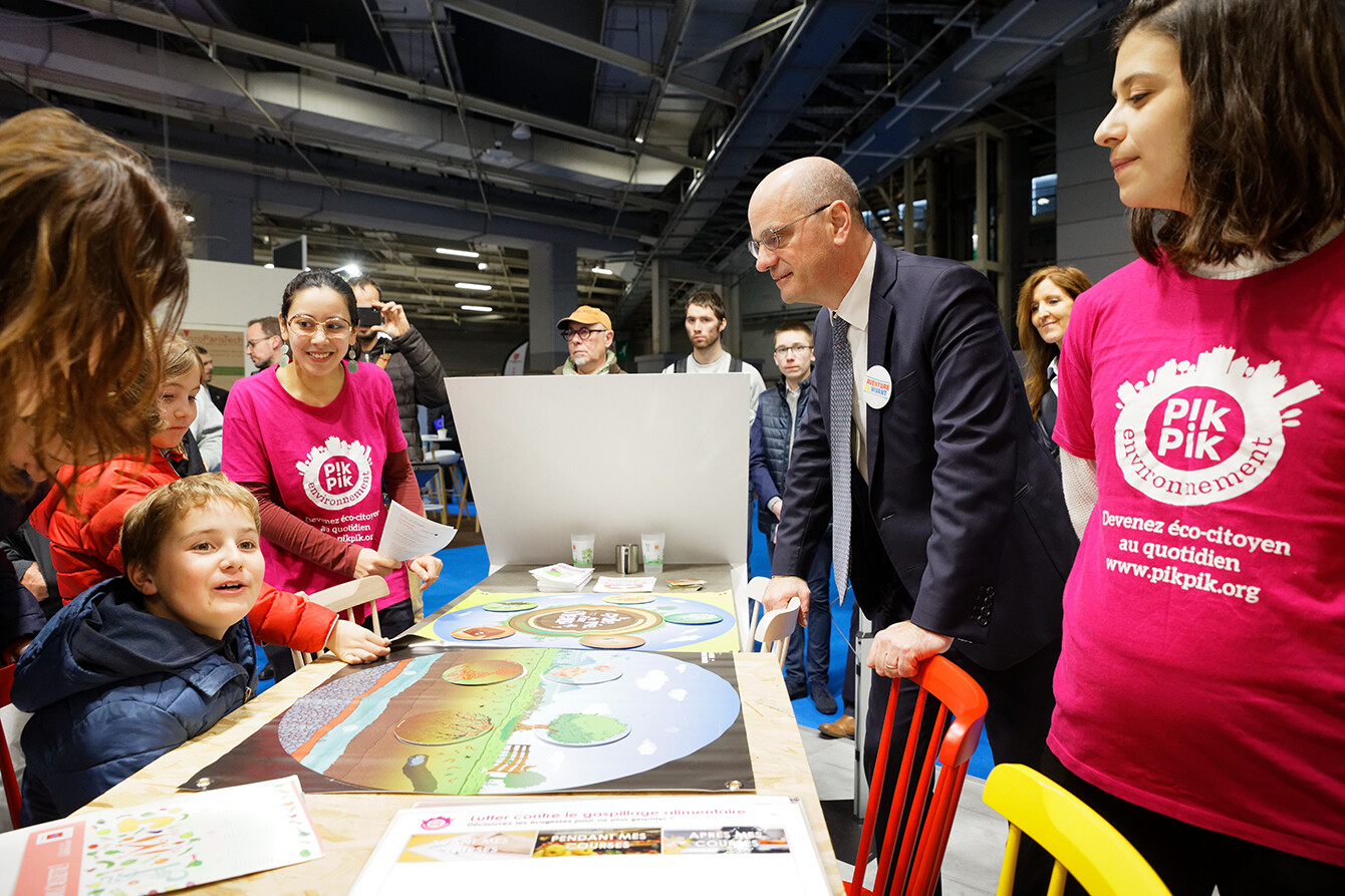 Visite de Jean-Michel Blanquer au Salon de l'Agriculture 2020