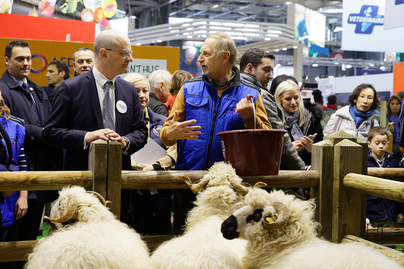 Visite de Jean-Michel Blanquer au Salon de l'Agriculture 2020