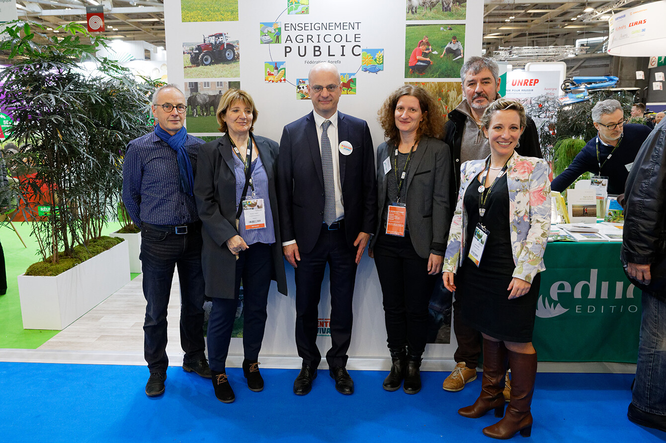 Visite de Jean-Michel Blanquer au Salon de l'Agriculture 2020