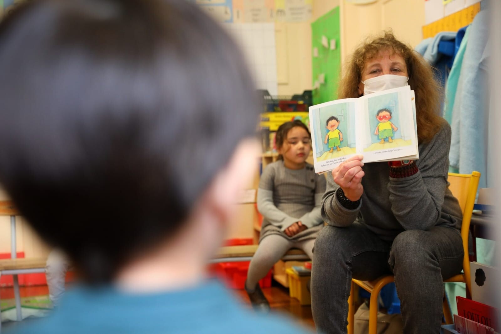 Déplacement de Jean-Michel Blanquer à l'école Blanche, Paris, 11 mai 2020