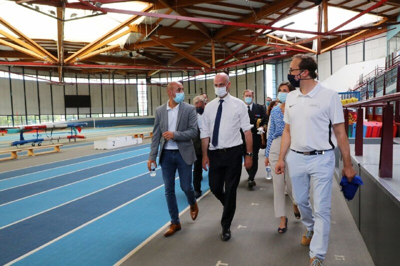 Déplacement du ministre à Garge lès Gonesse