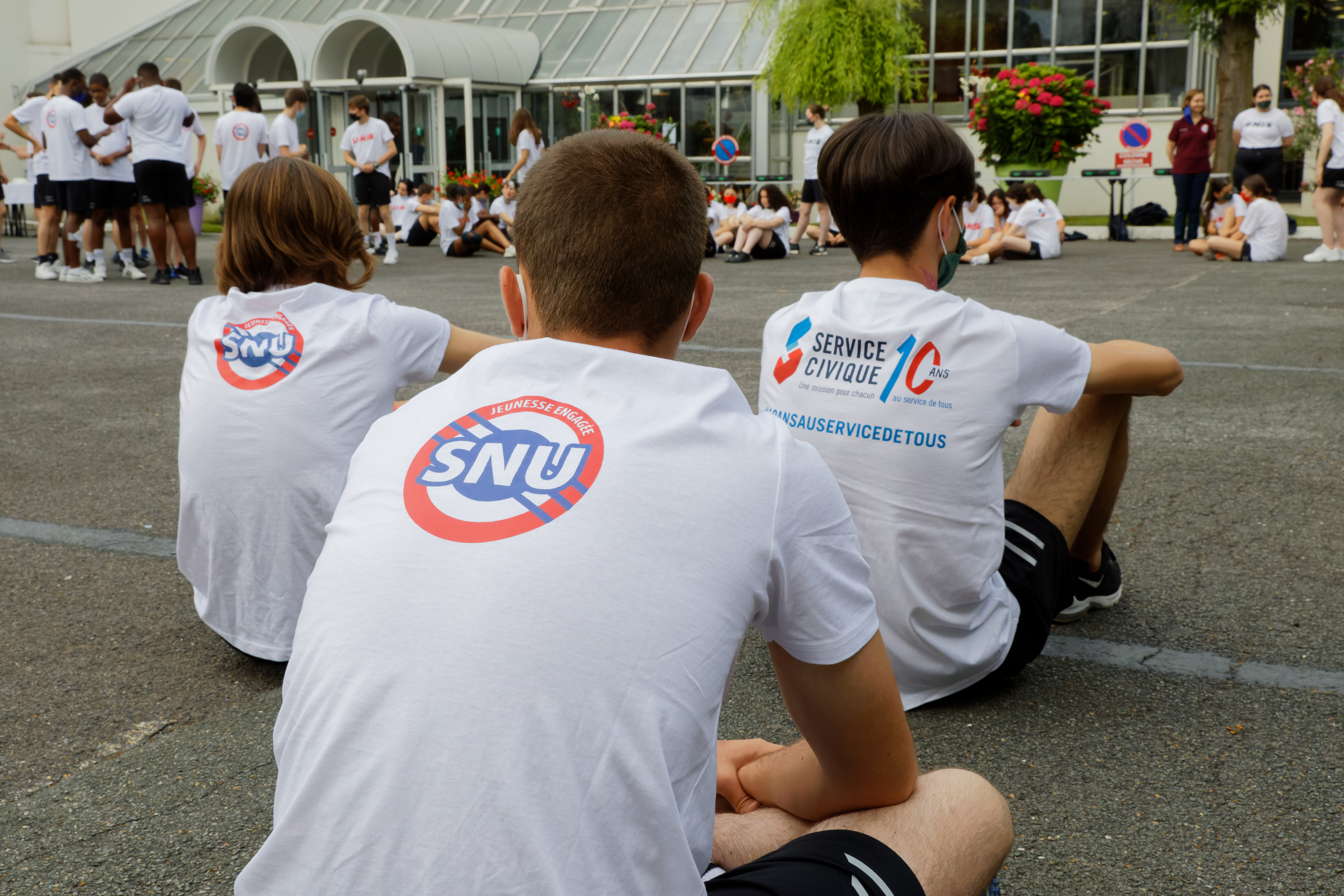 Séjour de cohésion du SNU : Jean-Michel Blanquer à la rencontre de jeunes volontaires