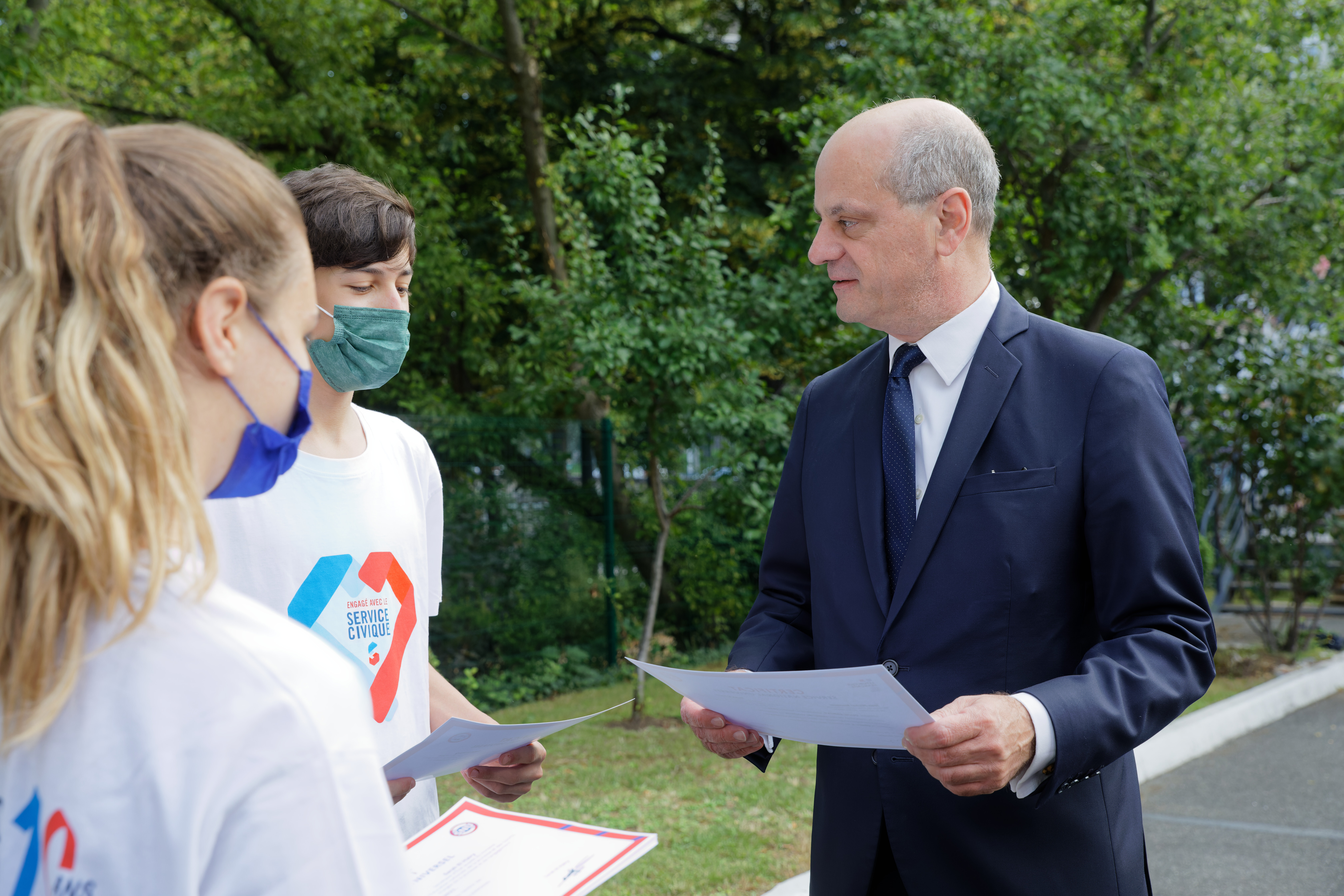 Séjour de cohésion du SNU : Jean-Michel Blanquer à la rencontre de jeunes volontaires