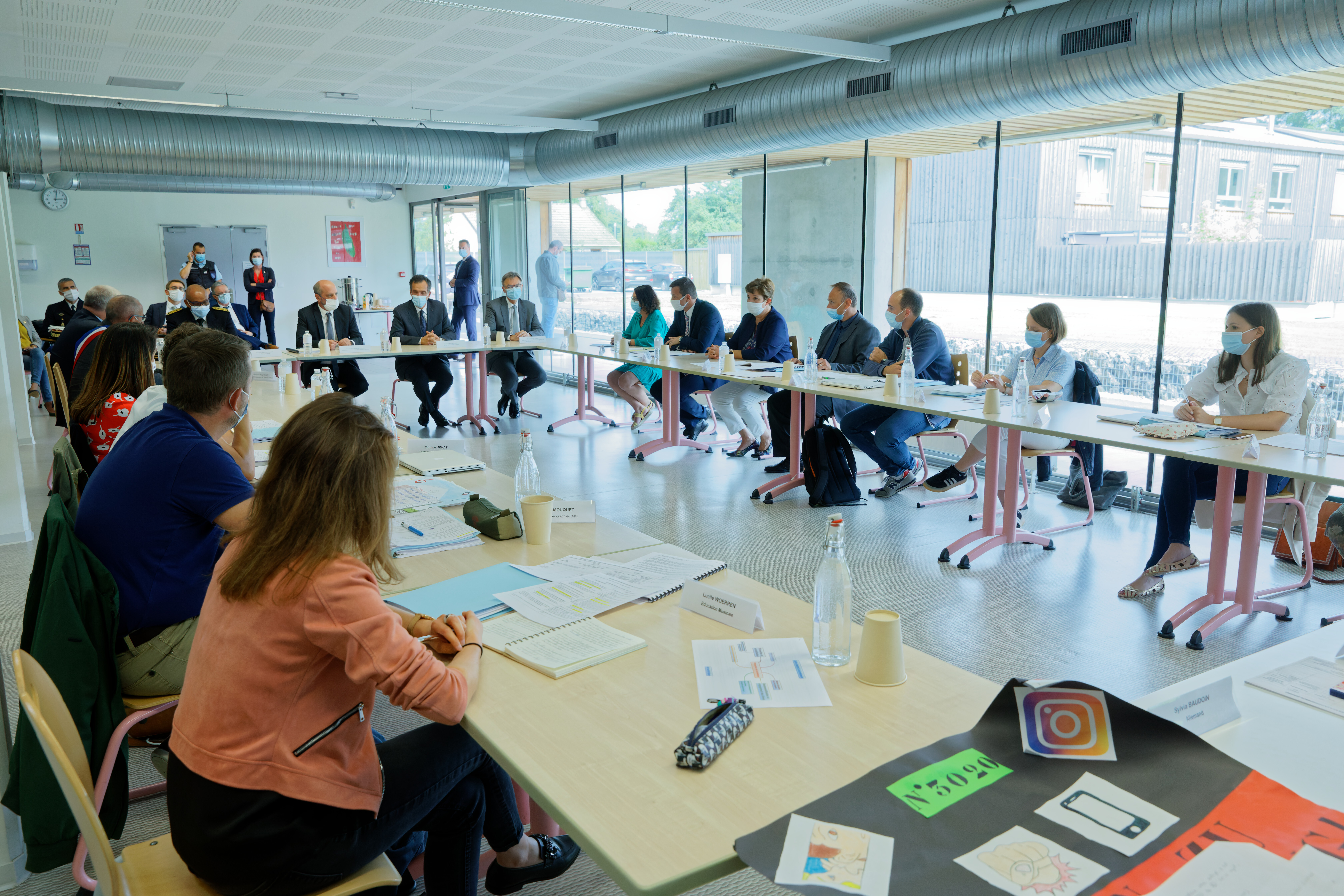 Pré-rentrée des enseignants : Jean-Michel Blanquer dans l'académie de Reims