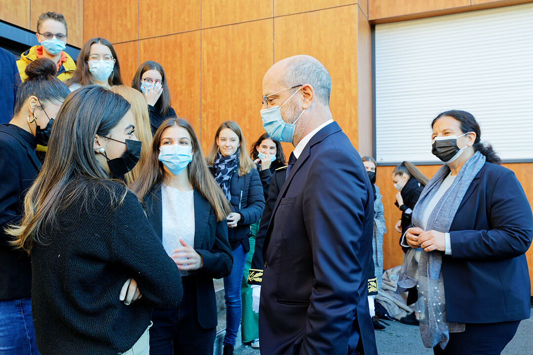 Parcours préparatoire au professorat des écoles : déplacement de Jean-Michel Blanquer et Frédérique Vidal