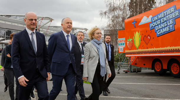 Visite de Jean-Michel Blanquer au Salon de l'Agriculture 2020