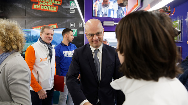 Visite de Jean-Michel Blanquer au Salon de l'Agriculture 2020