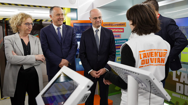 Visite de Jean-Michel Blanquer au Salon de l'Agriculture 2020