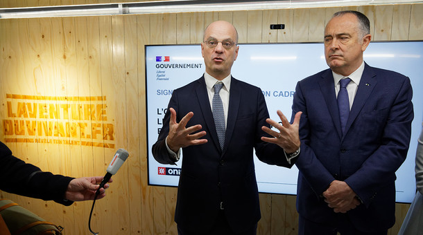 Visite de Jean-Michel Blanquer au Salon de l'Agriculture 2020