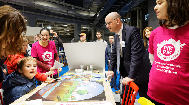 Visite de Jean-Michel Blanquer au Salon de l'Agriculture 2020