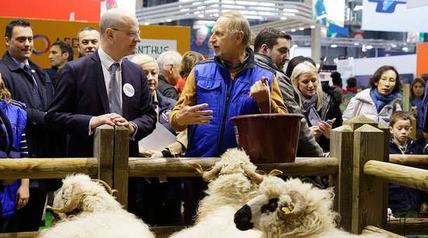 Visite de Jean-Michel Blanquer au Salon de l'Agriculture 2020