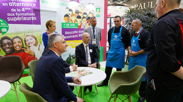 Visite de Jean-Michel Blanquer au Salon de l'Agriculture 2020