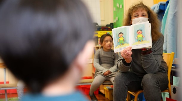 Déplacement de Jean-Michel Blanquer à l'école Blanche, Paris, 11 mai 2020