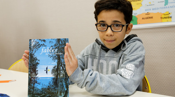 Remise d'un livre pour les vacances 2020 à Montmirail