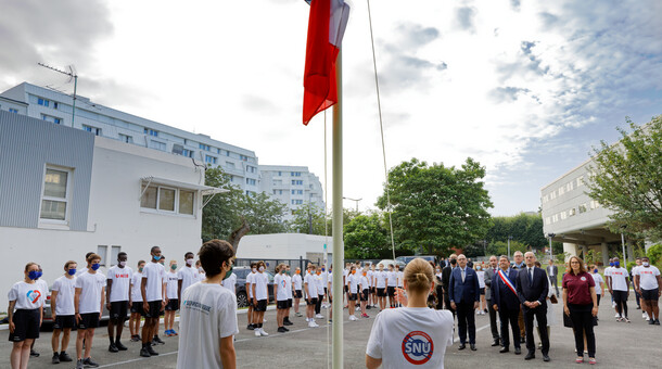 Séjour de cohésion du SNU : Jean-Michel Blanquer à la rencontre de jeunes volontaires