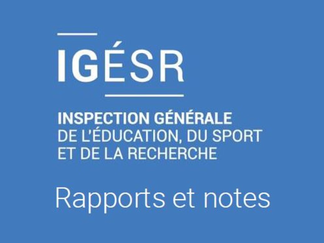 Rapport d'inspection générale